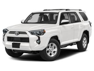 white 2023 toyota 4runner front left angle view