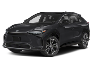 red toyota 2024 rav4 front left angle view