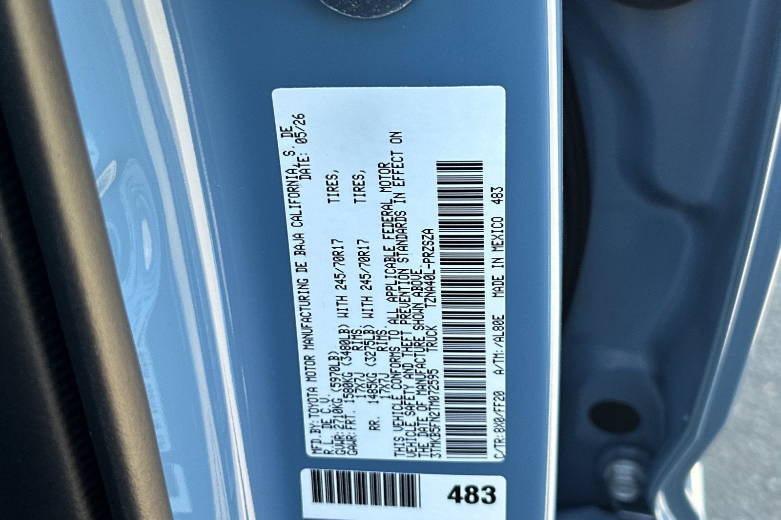 2026 Toyota Tacoma SR5