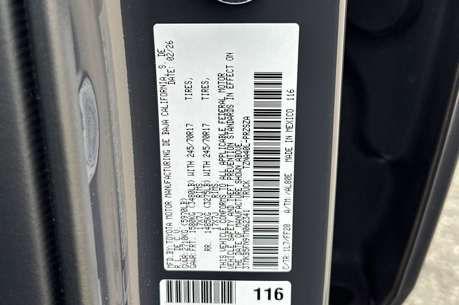 2026 Toyota Tacoma SR5