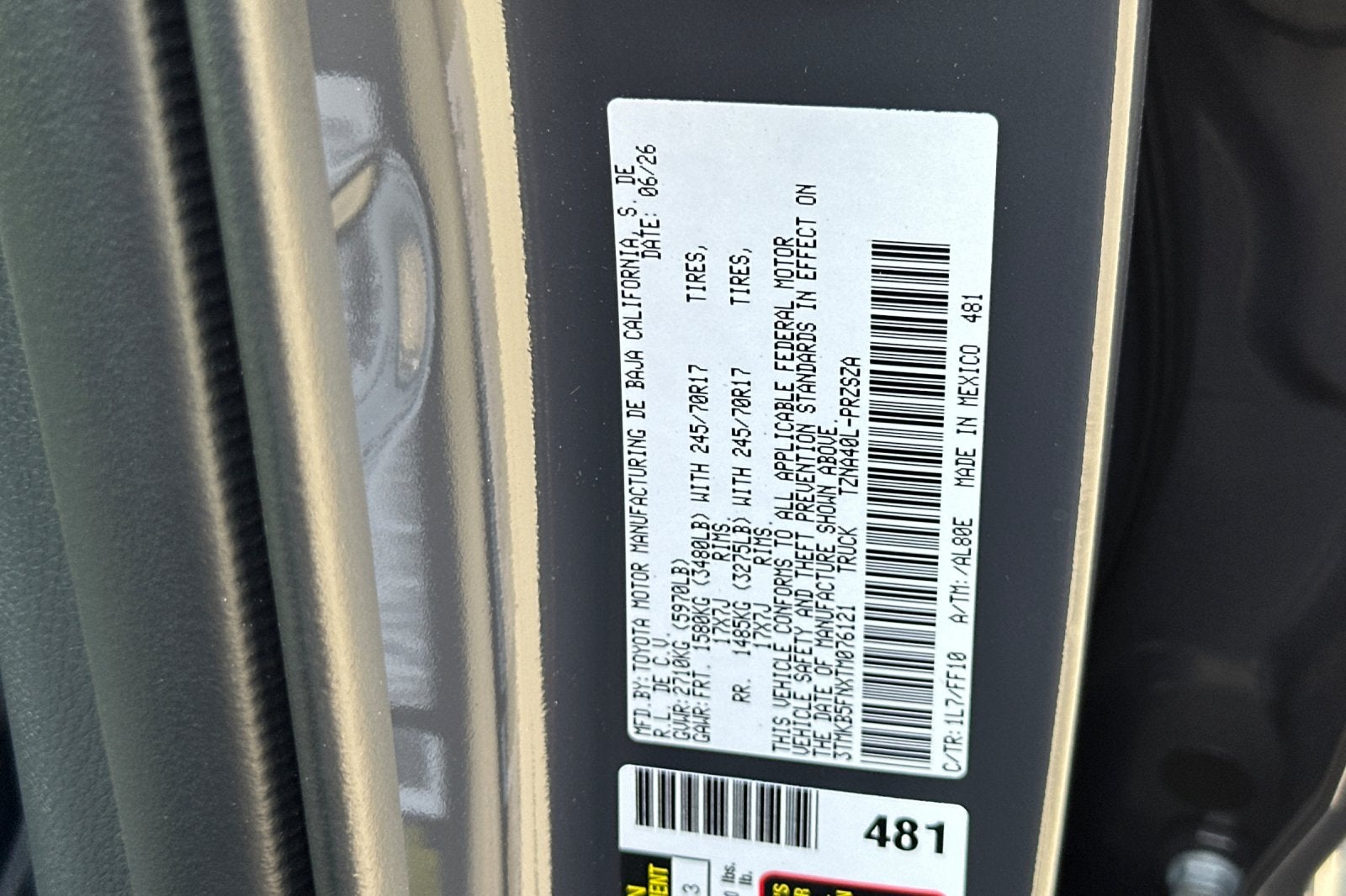 2026 Toyota Tacoma SR5