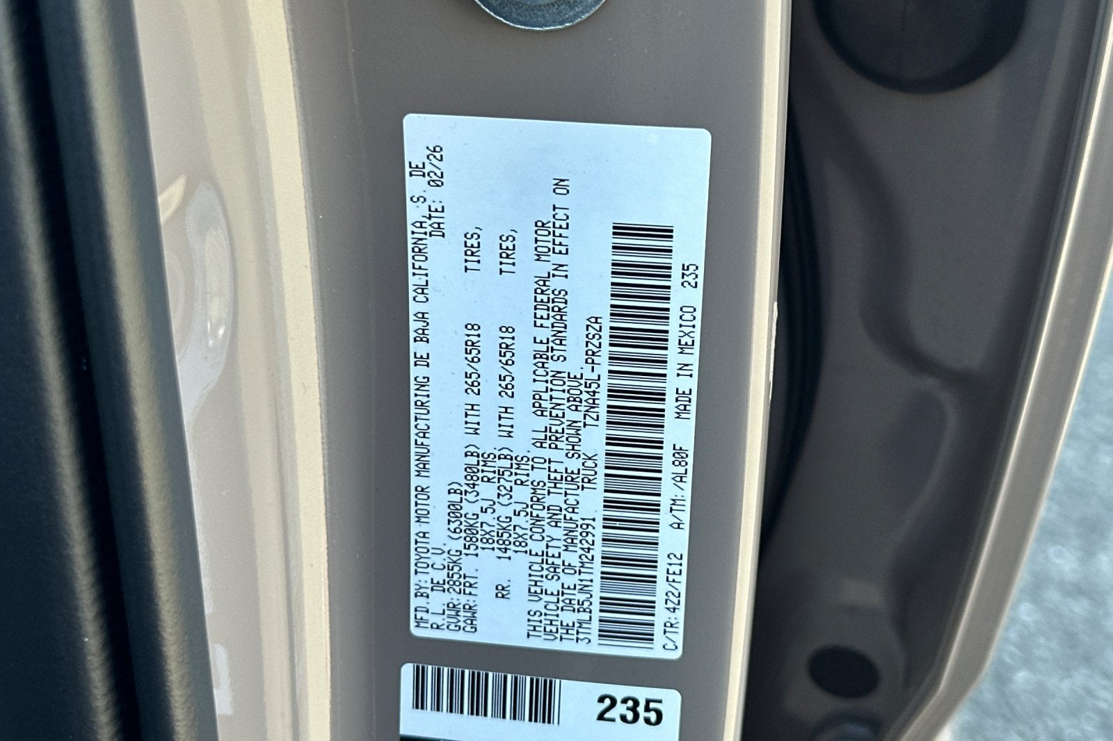 2026 Toyota Tacoma TRD Sport