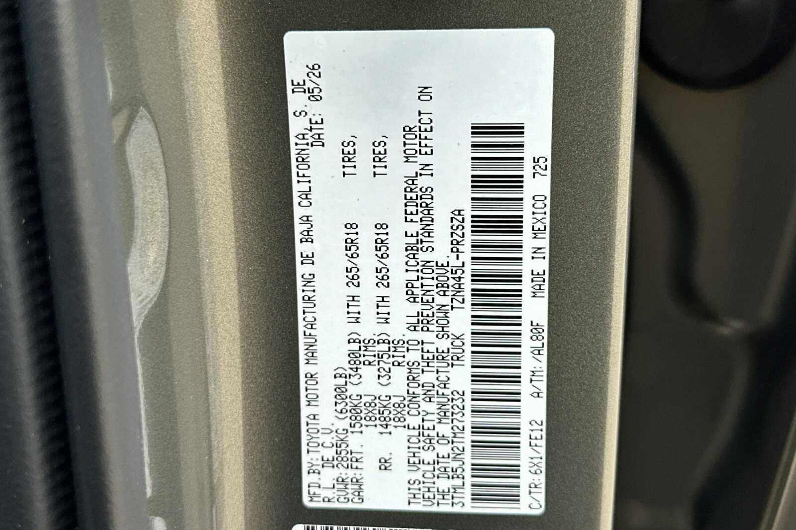 2026 Toyota Tacoma TRD Sport