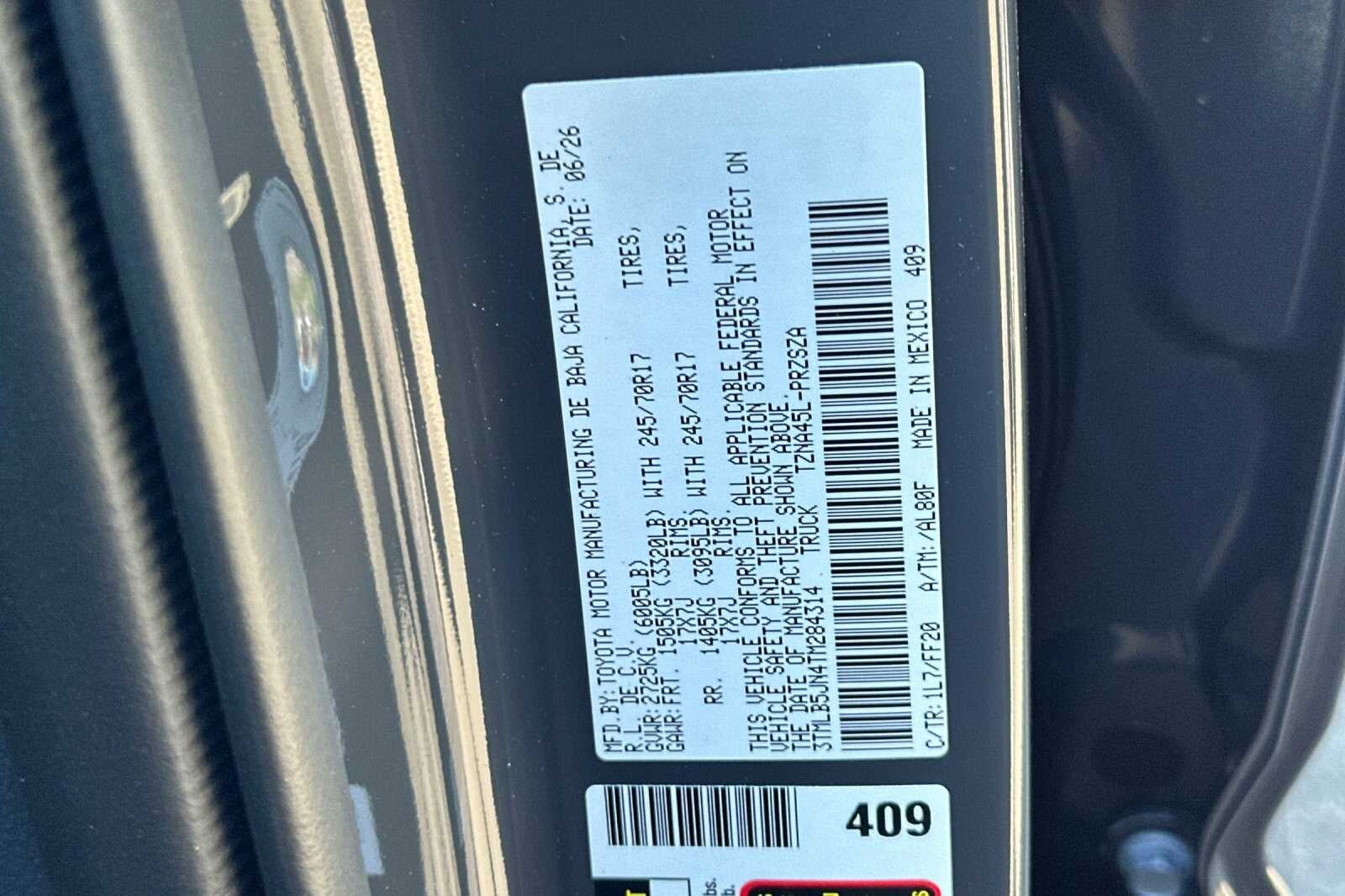 2026 Toyota Tacoma SR5