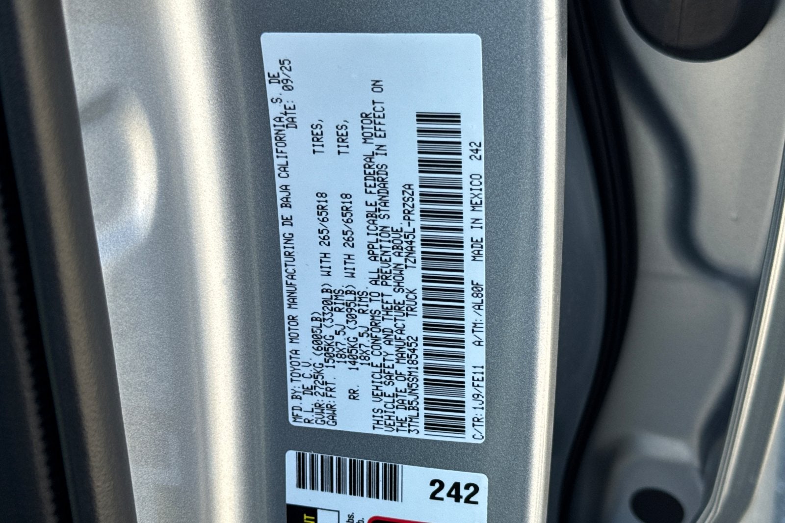 2025 Toyota Tacoma TRD Sport