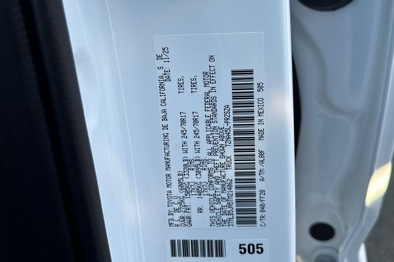 2026 Toyota Tacoma SR5