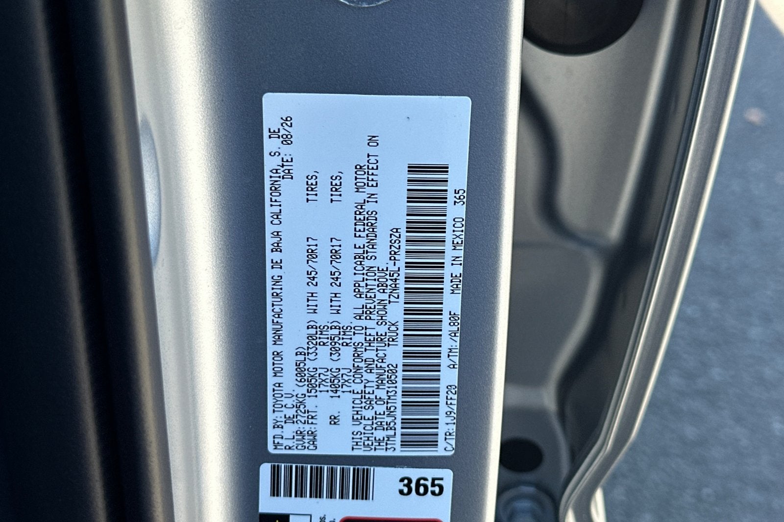 2026 Toyota Tacoma SR5