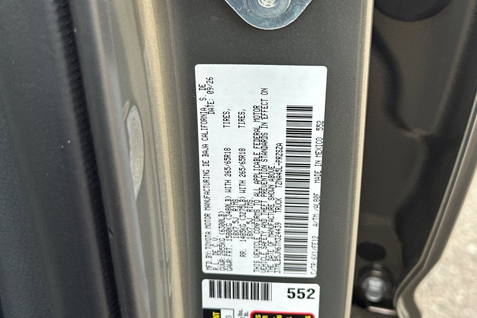 2026 Toyota Tacoma TRD Sport