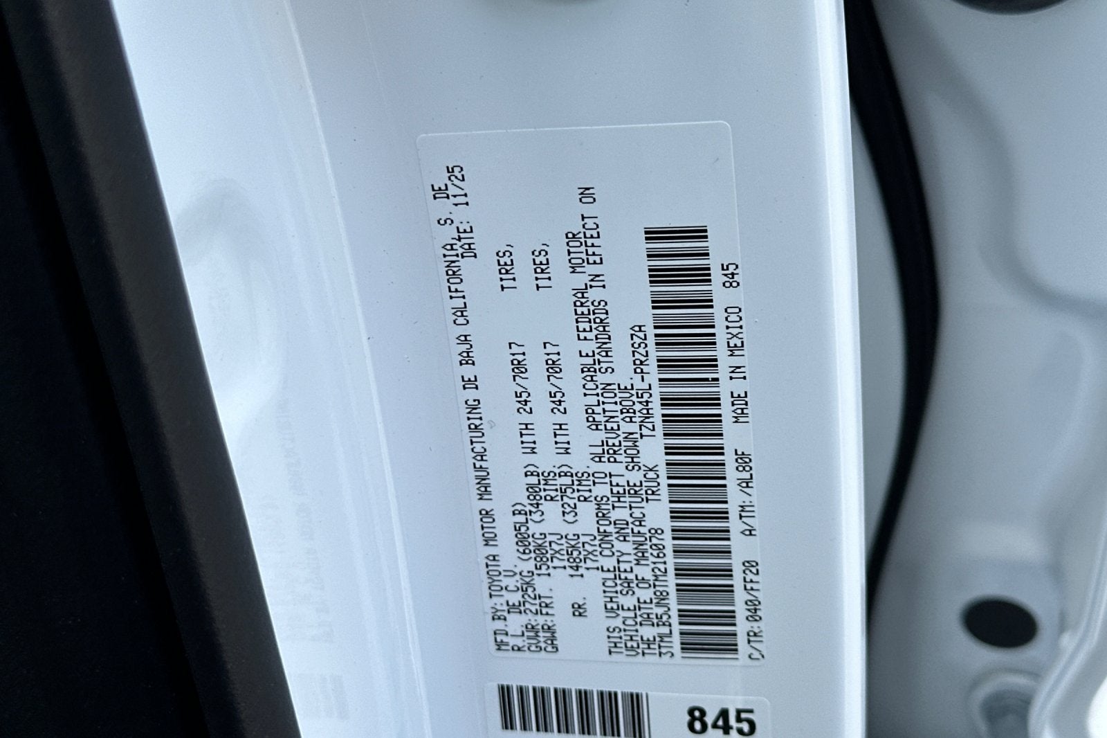 2026 Toyota Tacoma SR5