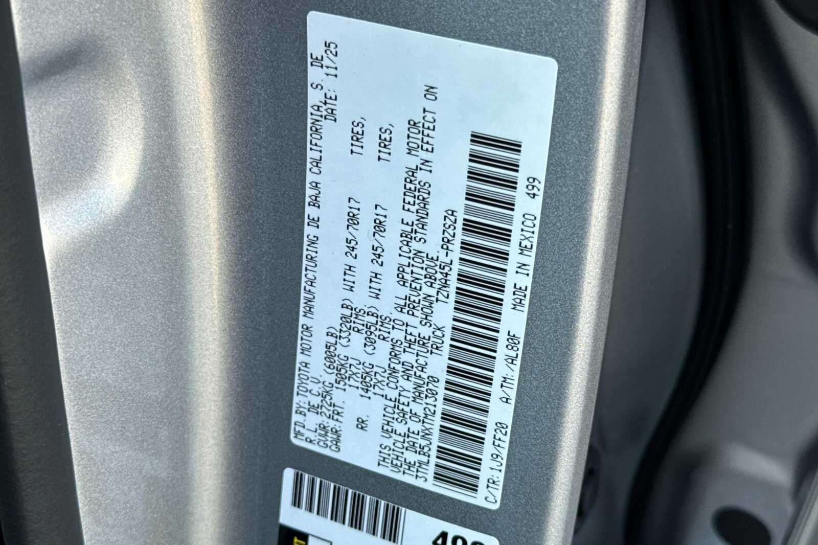 2026 Toyota Tacoma SR5