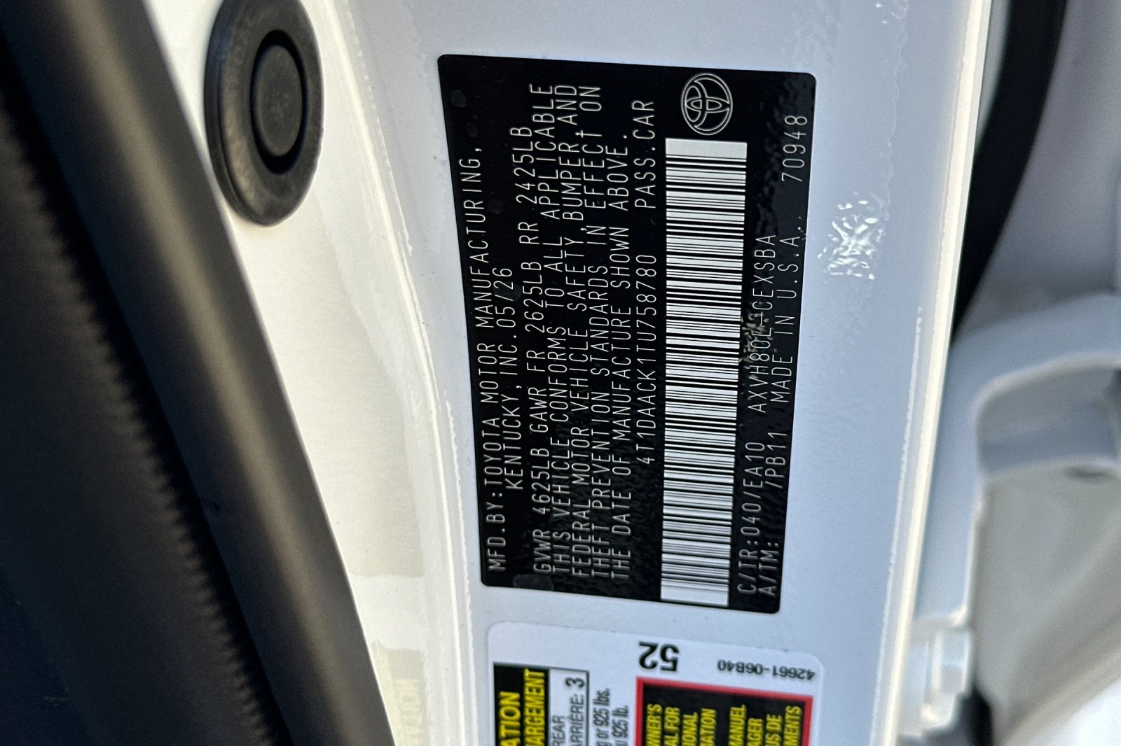 2026 Toyota Camry SE