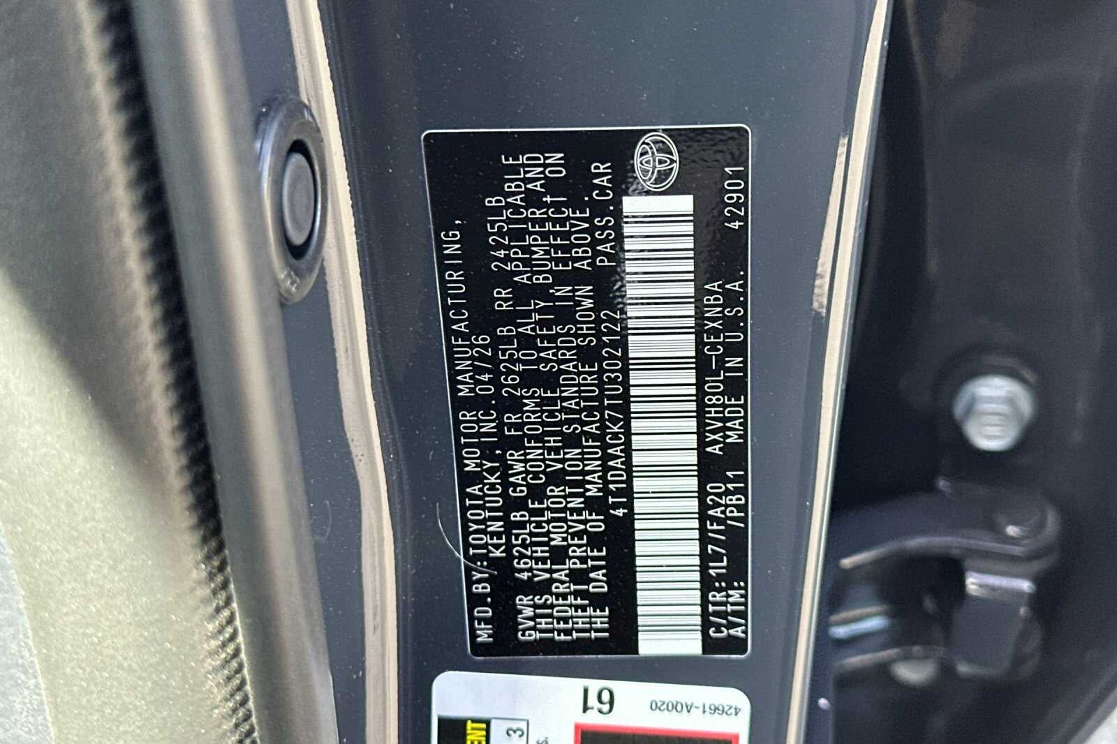 2026 Toyota Camry LE