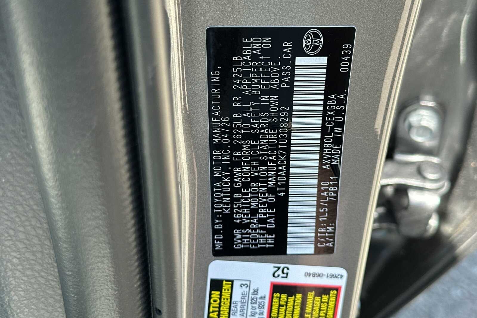 2026 Toyota Camry XLE