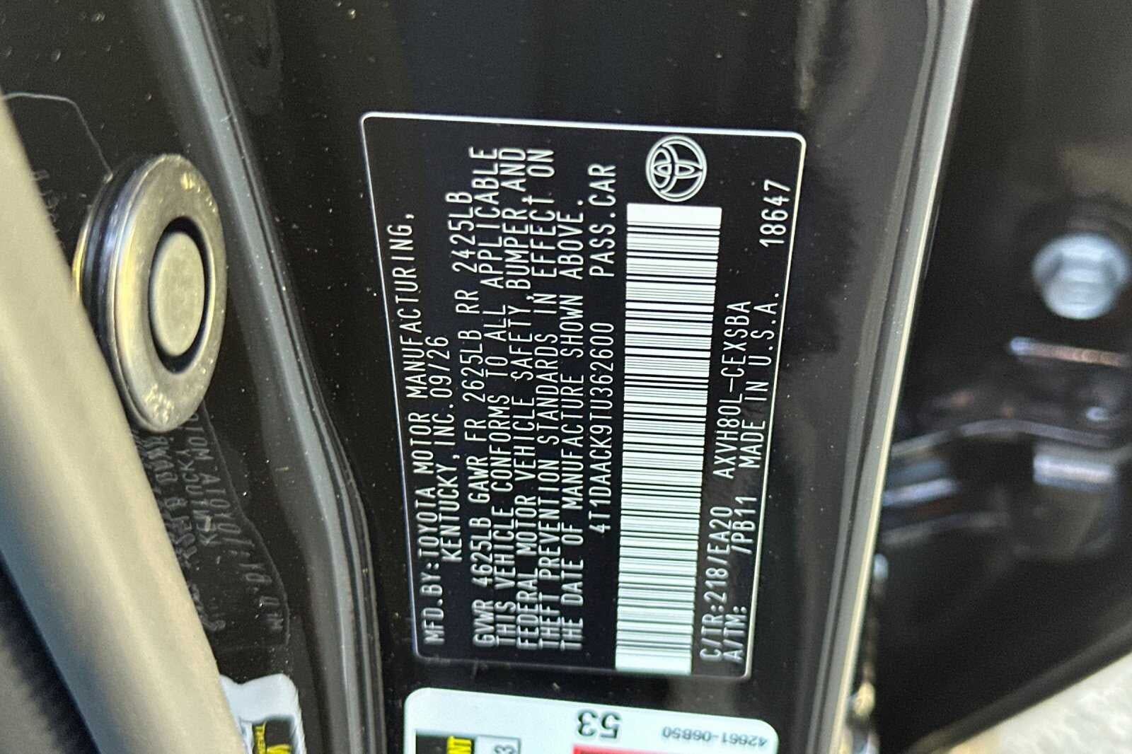 2026 Toyota Camry Nightshade