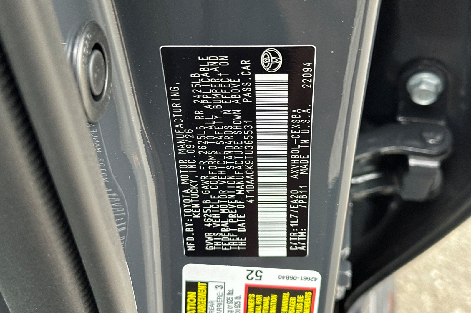 2026 Toyota Camry SE