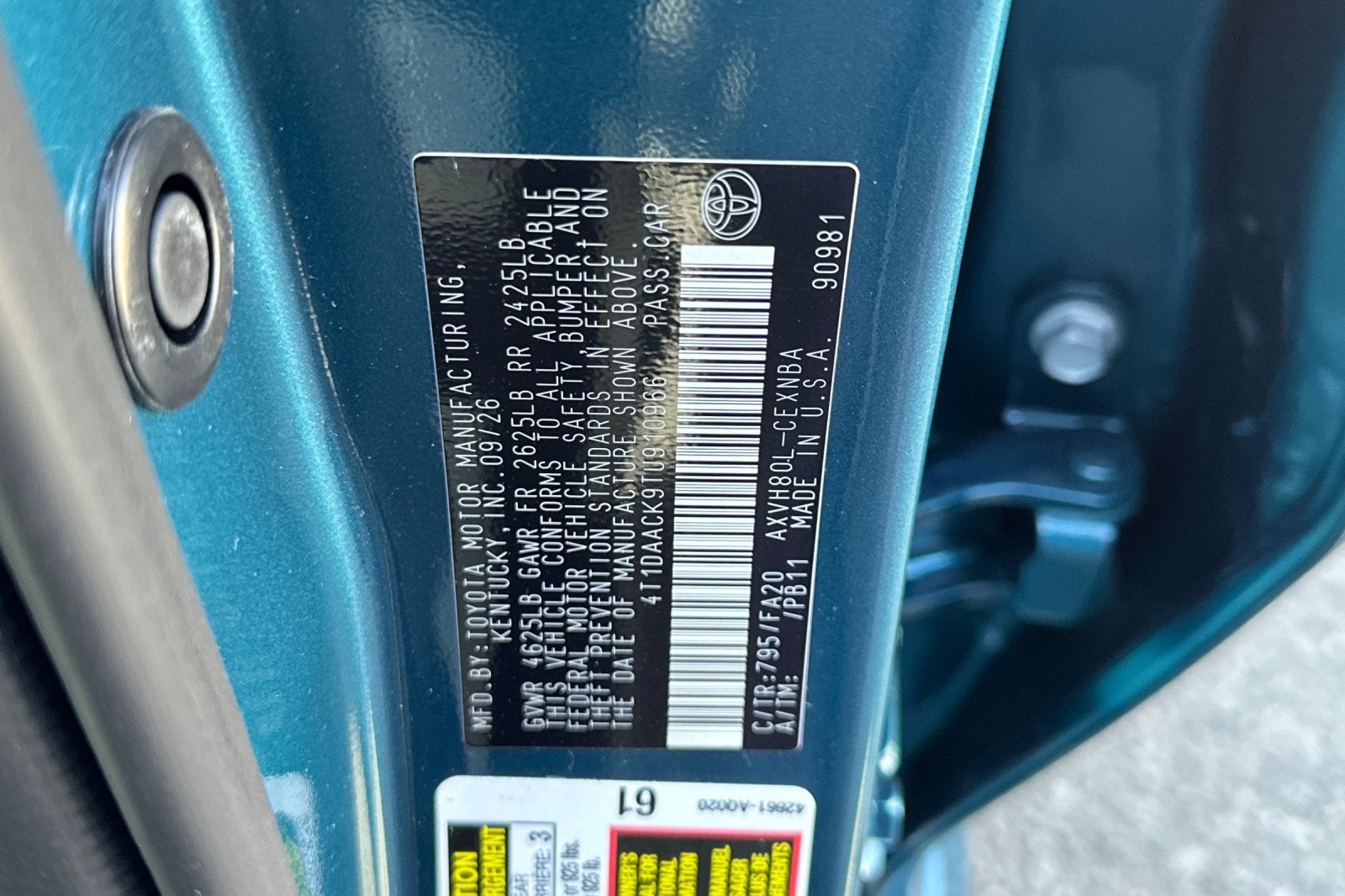 2026 Toyota Camry LE