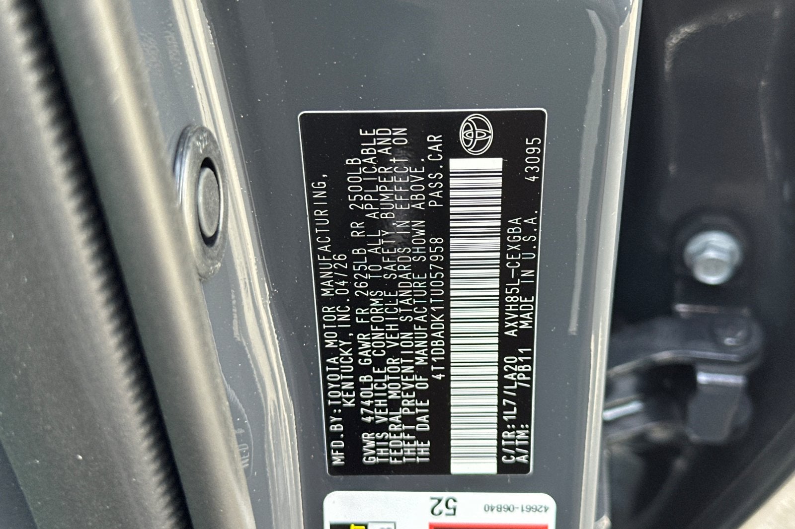 2026 Toyota Camry XLE AWD