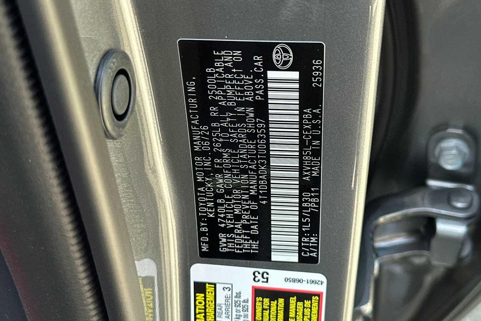 2026 Toyota Camry XSE AWD