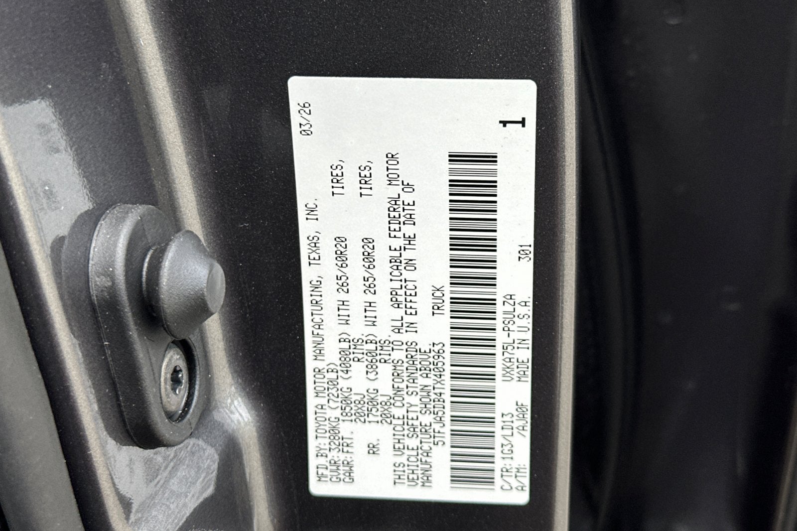 2026 Toyota Tundra Limited