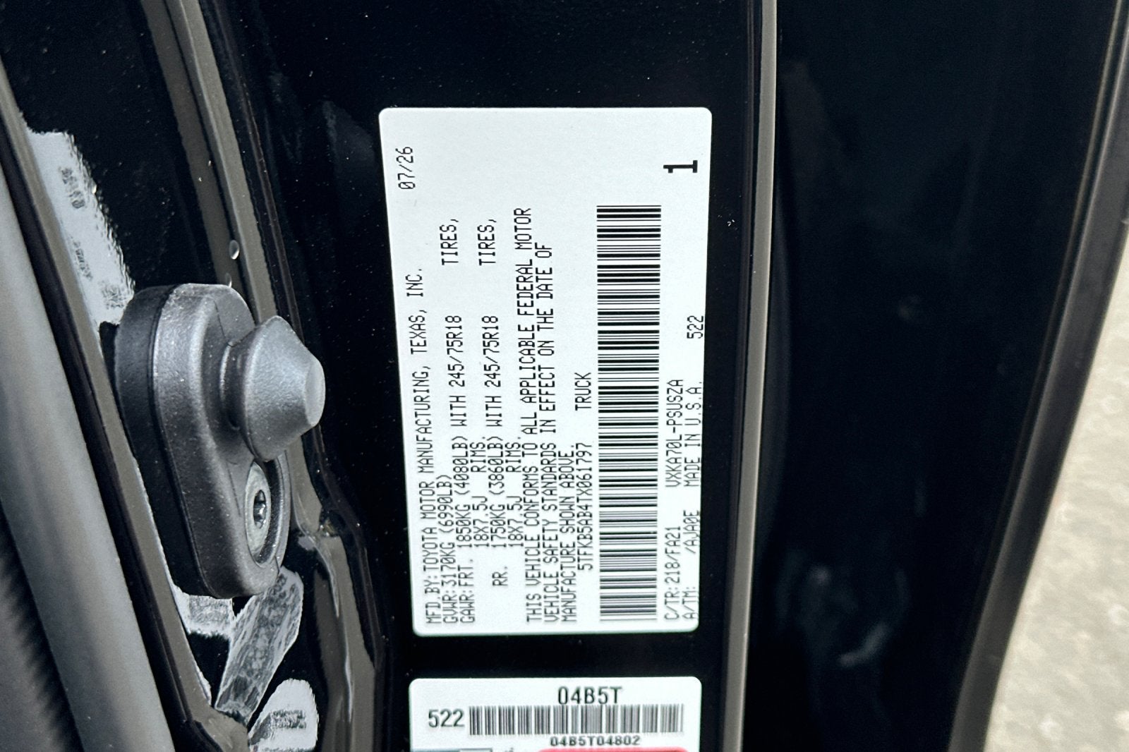 2026 Toyota Tundra SR