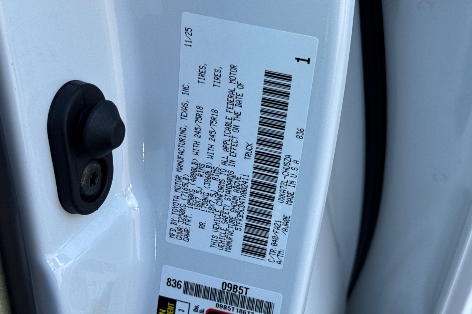 2026 Toyota Tundra SR