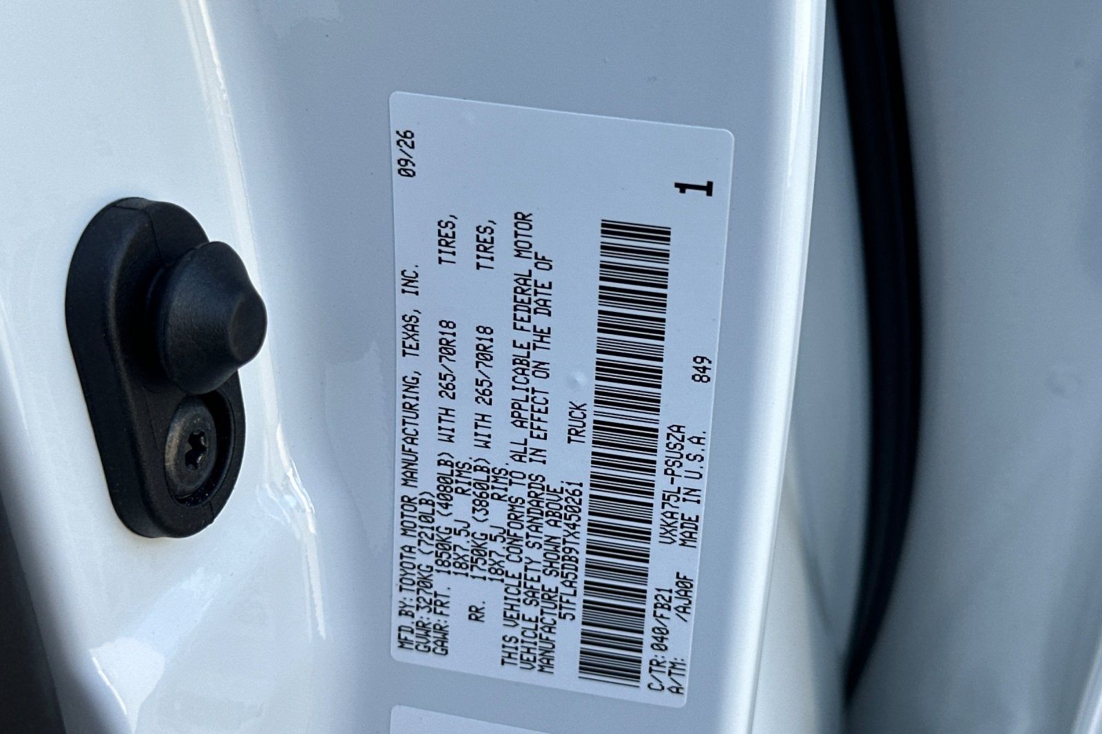 2026 Toyota Tundra SR5