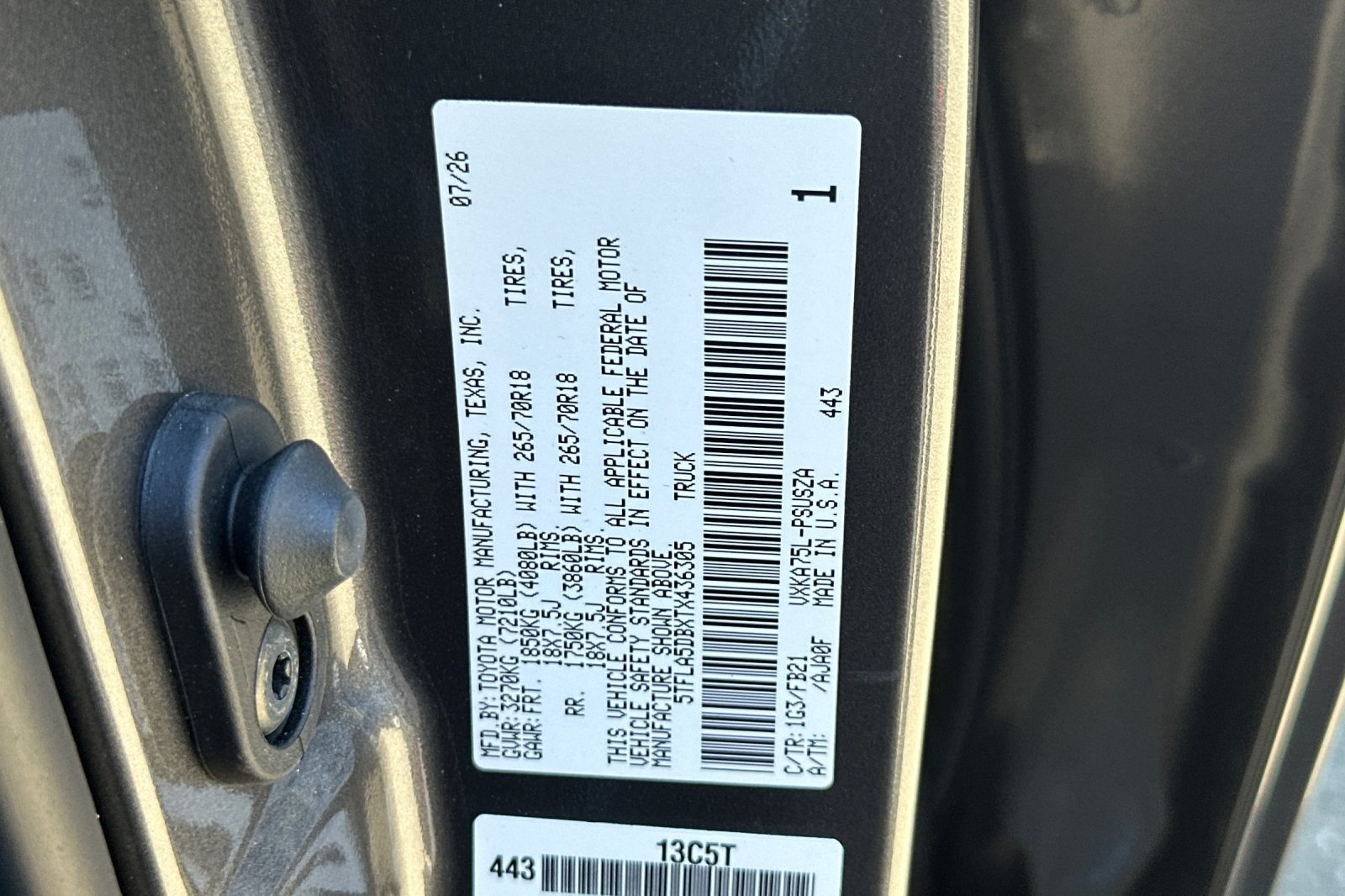 2026 Toyota Tundra SR5