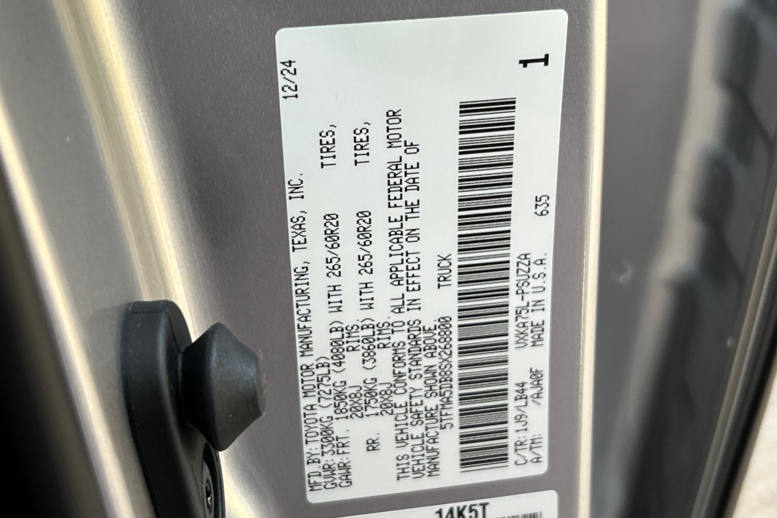 2025 Toyota Tundra 1794 Edition