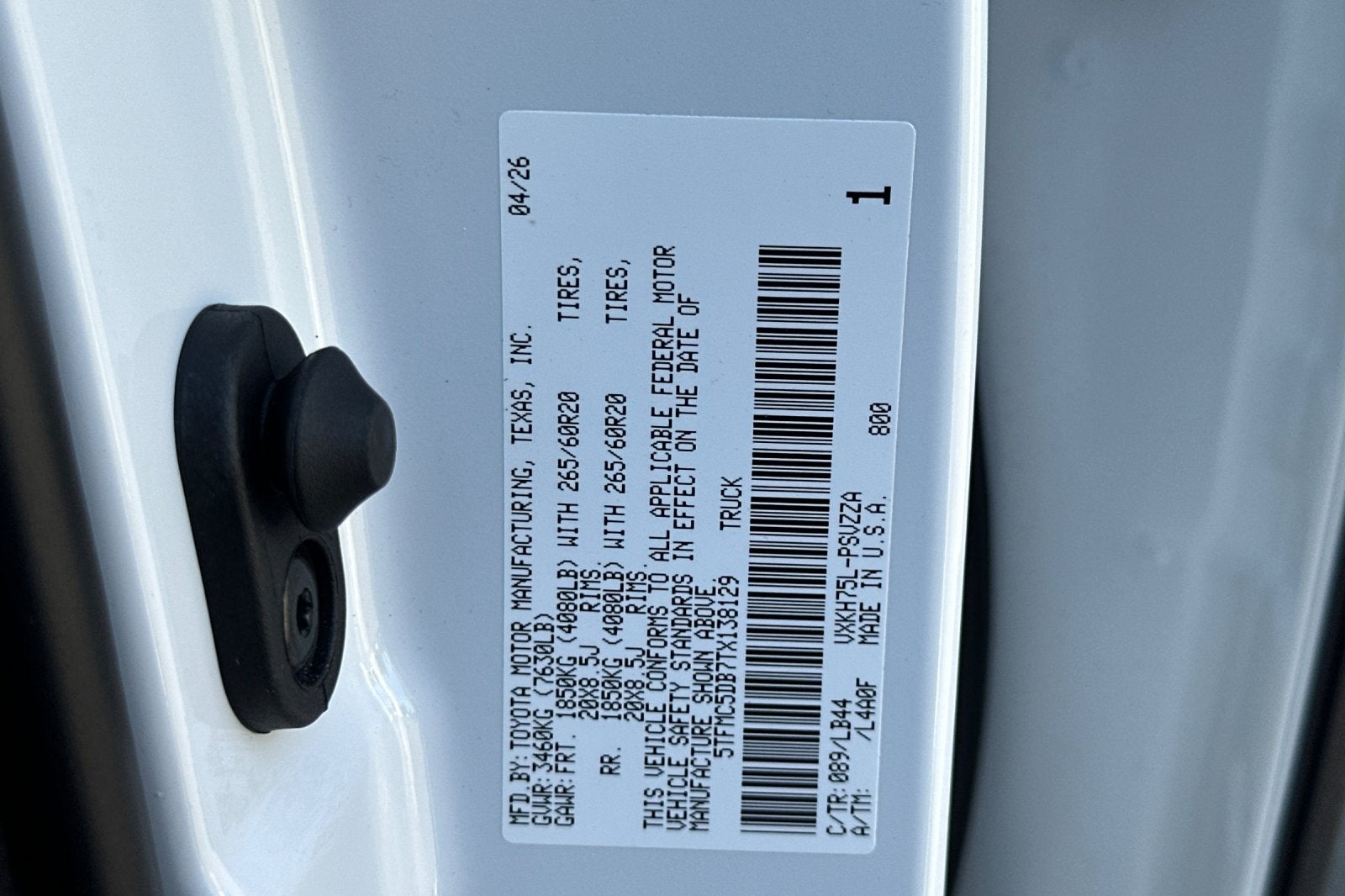 2026 Toyota Tundra i-FORCE MAX Tundra 1794 Edition
