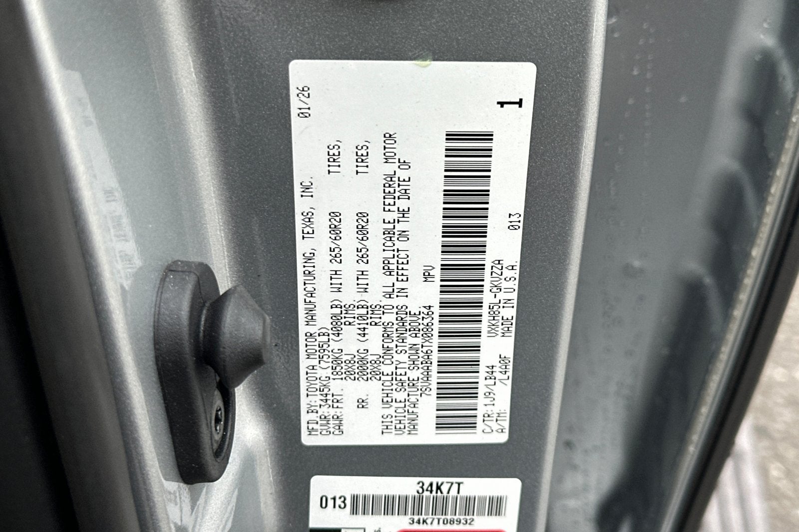 2026 Toyota Sequoia 1794 Edition