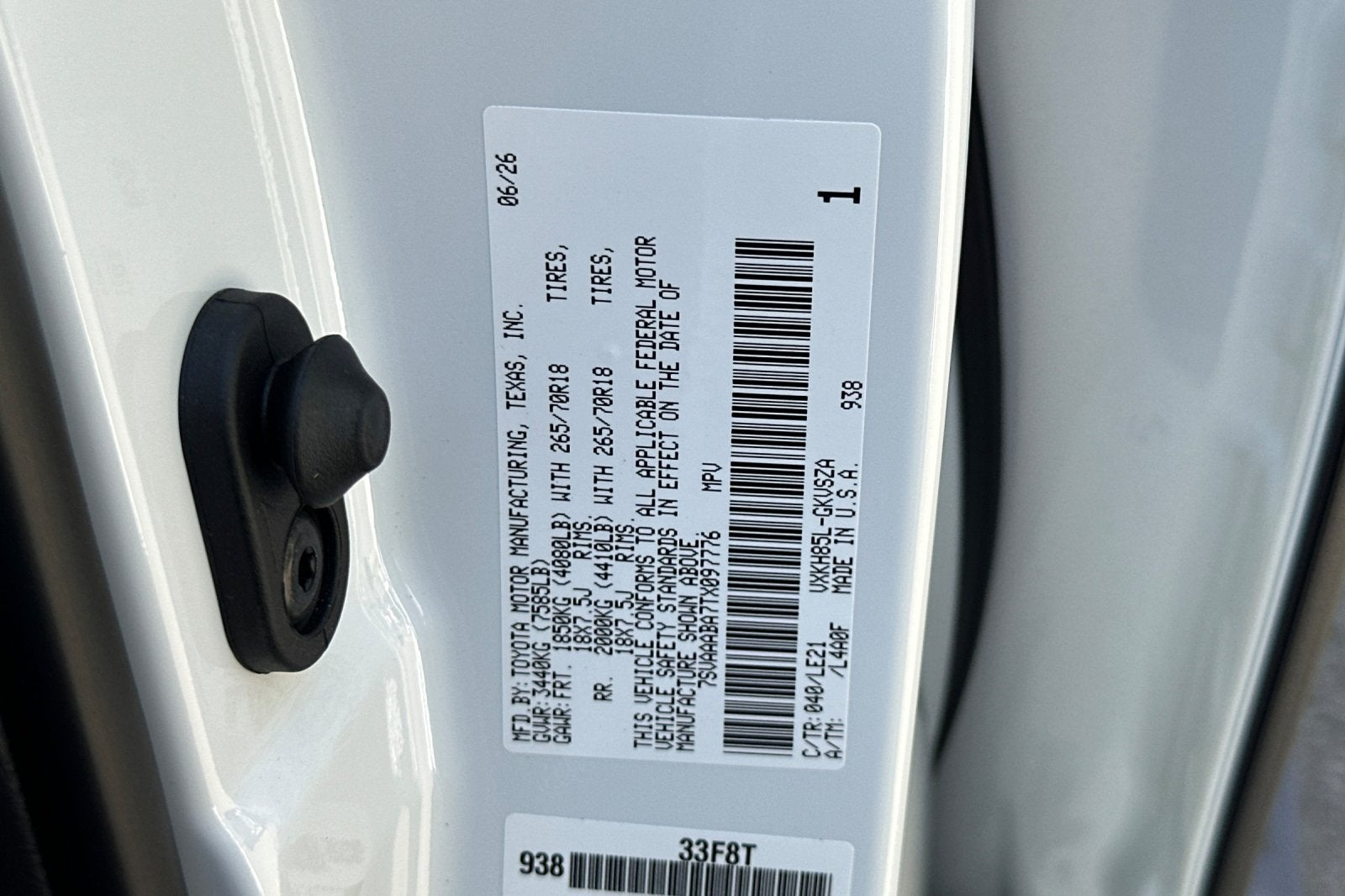 2026 Toyota Sequoia SR5