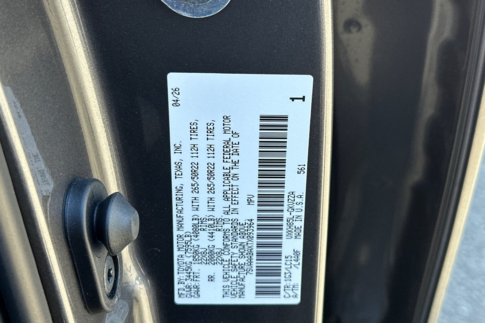 2026 Toyota Sequoia Capstone