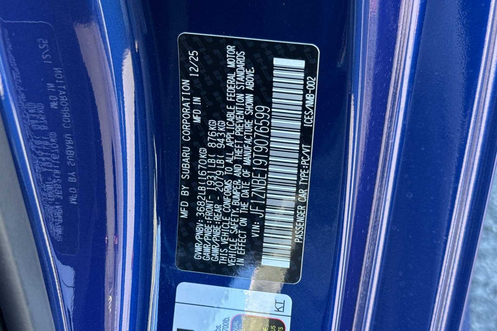 2026 Toyota GR86 Premium MT