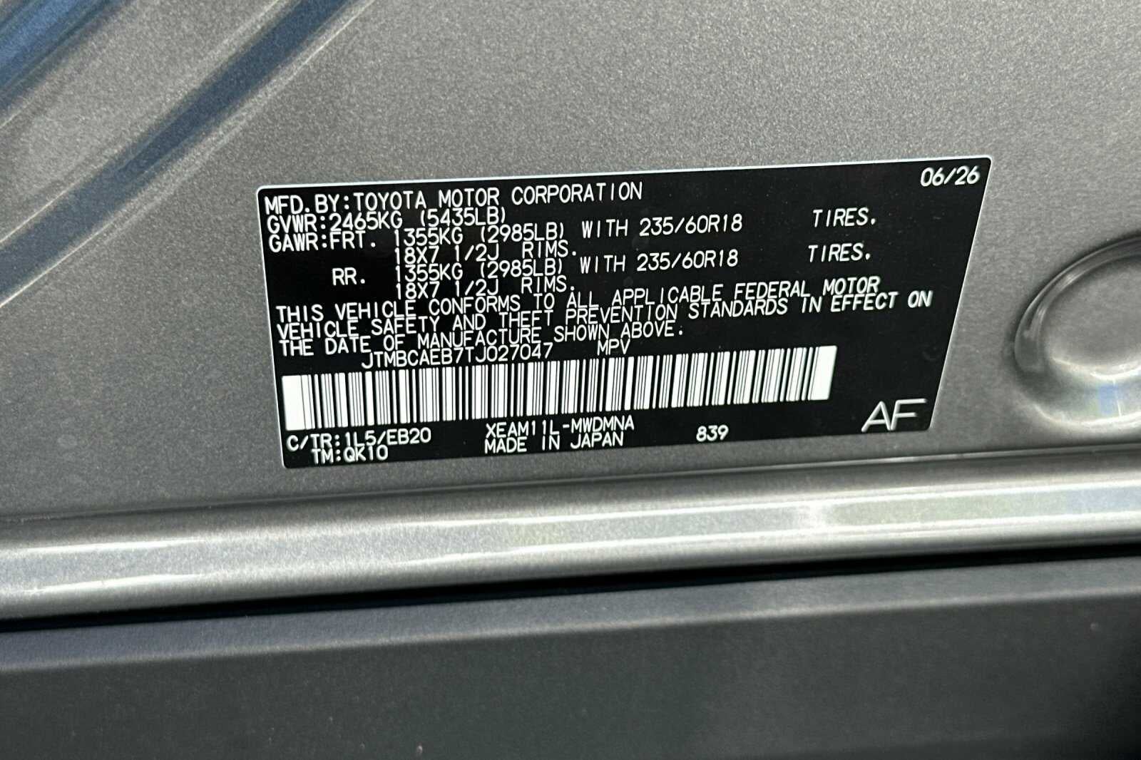 2026 Toyota bZ XLE