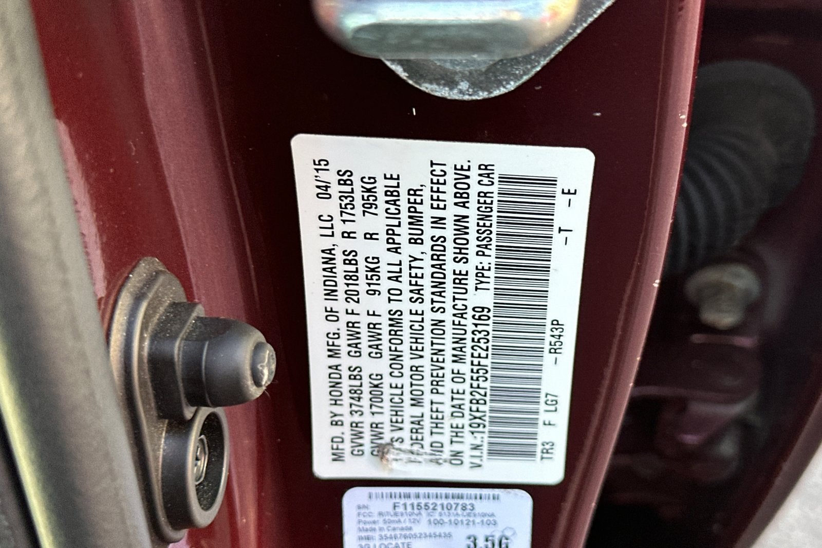 2015 Honda Civic Sedan LX