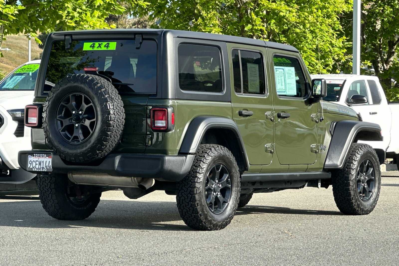 2022 Jeep Wrangler Unlimited Willys