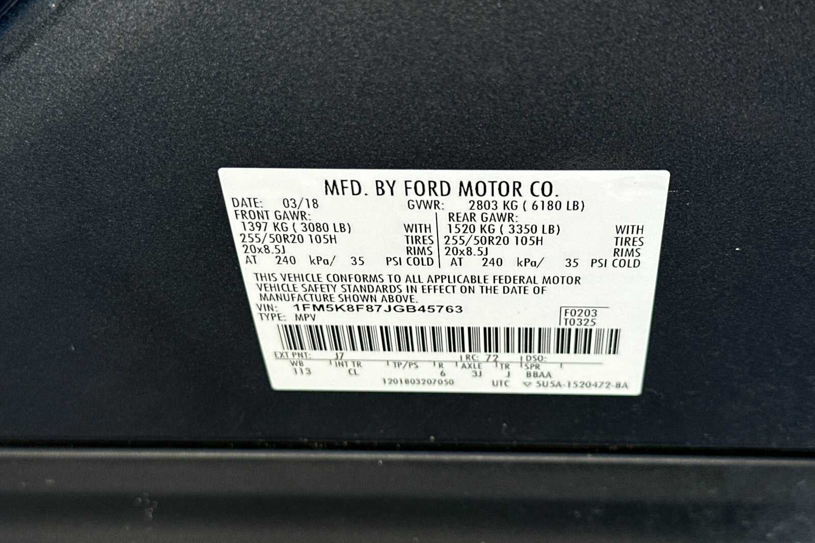 2018 Ford Explorer Limited
