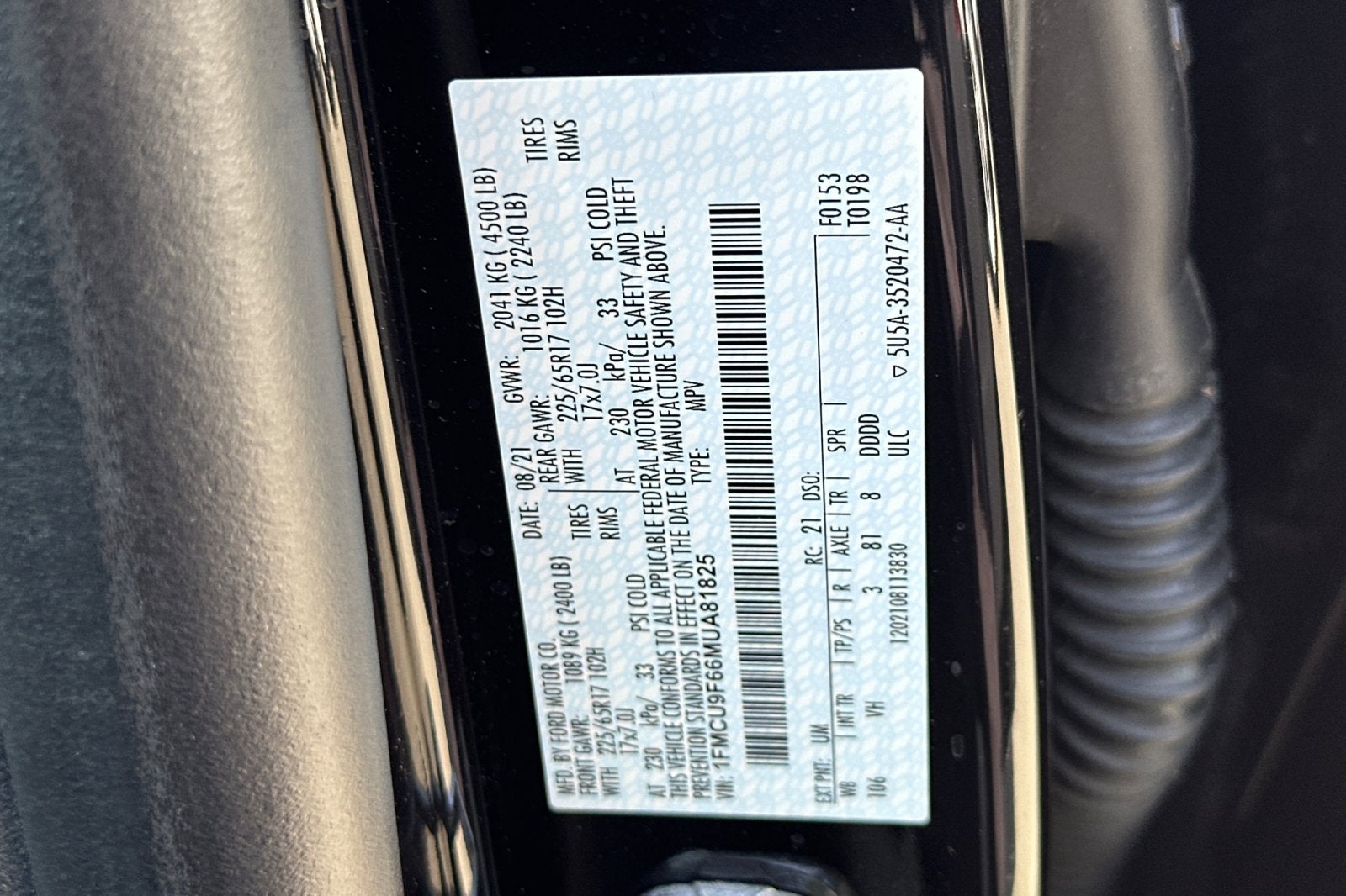 2021 Ford Escape S