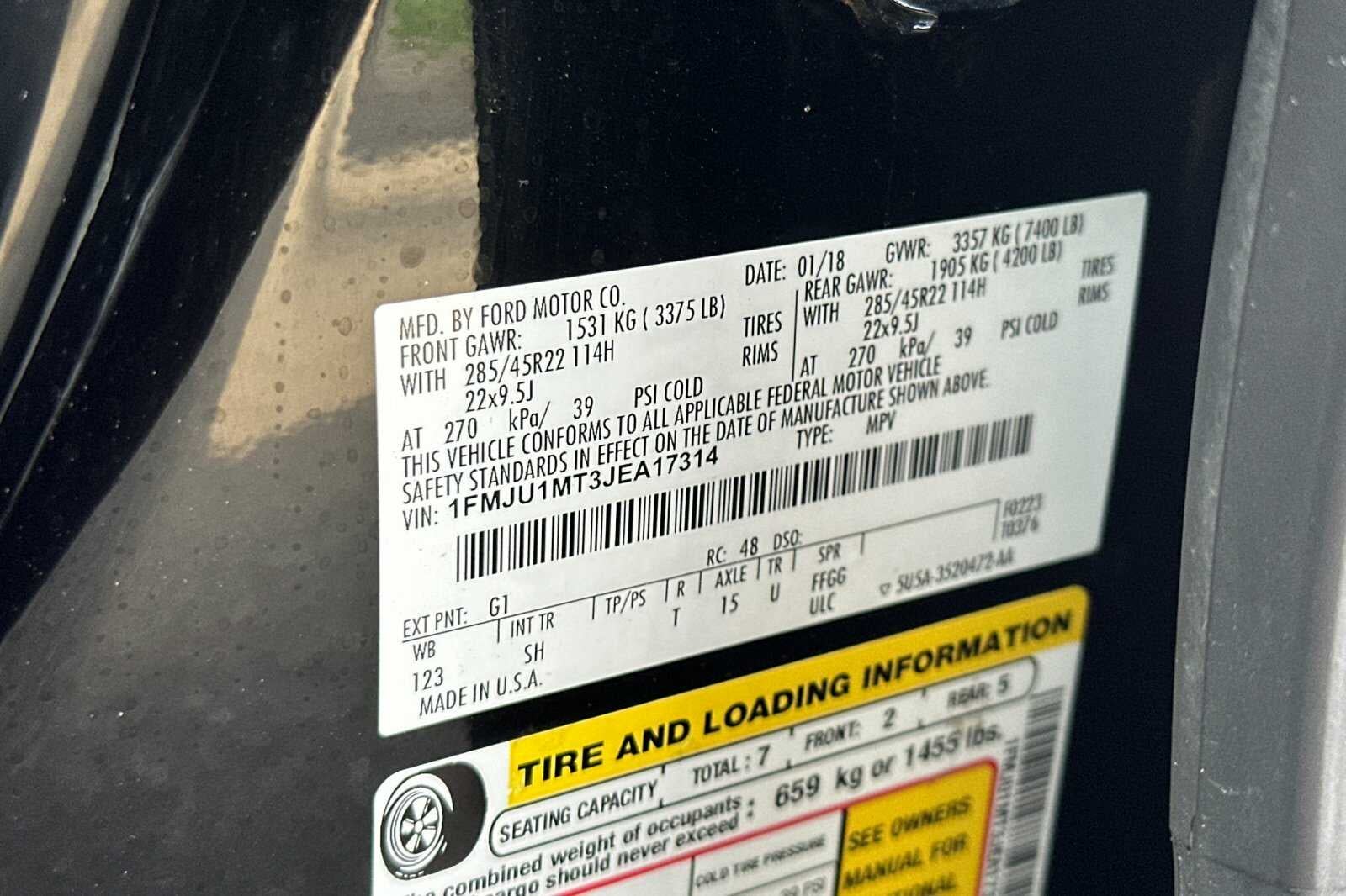 2018 Ford Expedition Platinum