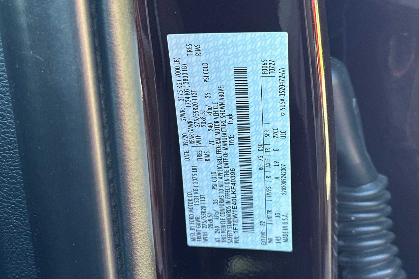 2020 Ford F-150 XL 4D SuperCrew