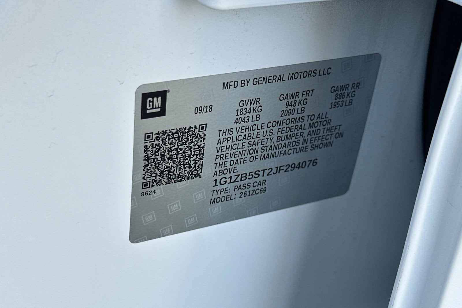 2018 Chevrolet Malibu LS