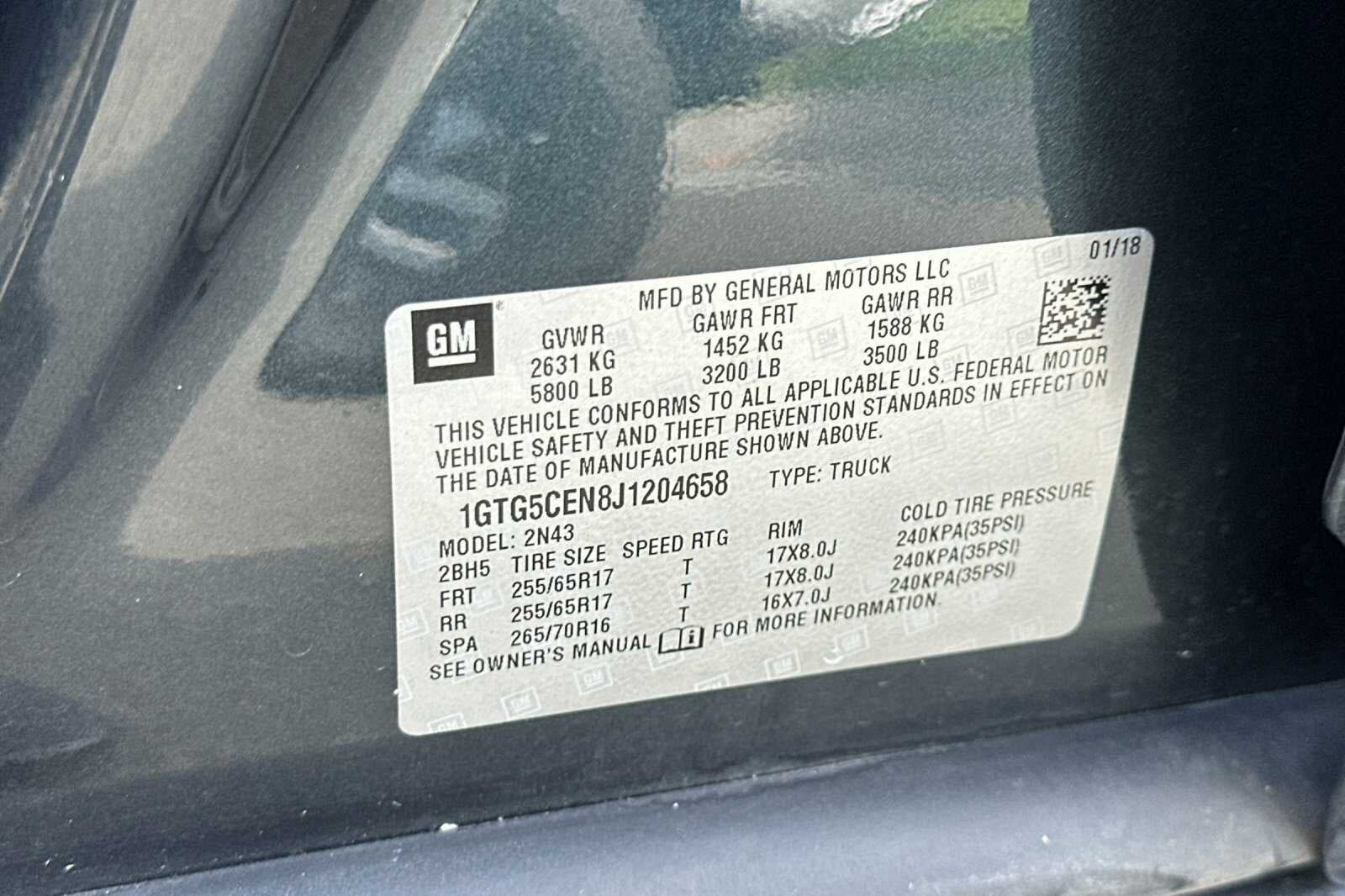 2018 GMC Canyon 2WD SLE