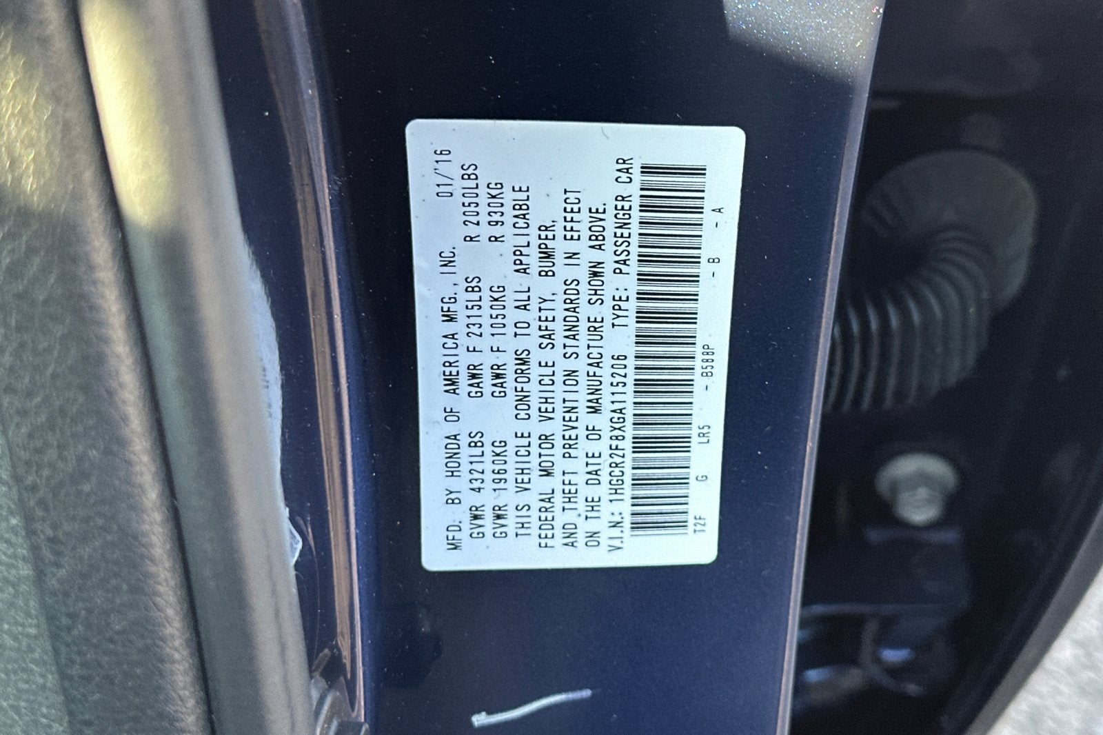 2016 Honda Accord Sedan EX-L