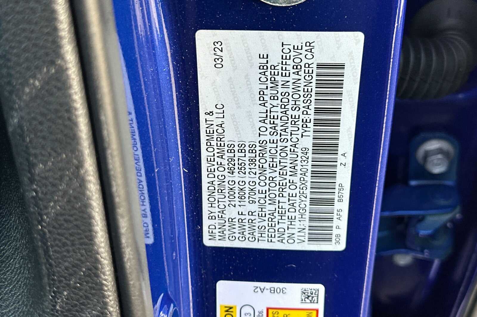2023 Honda Accord Hybrid Sport