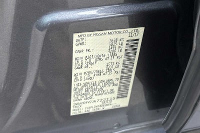 2018 Nissan Frontier SV V6