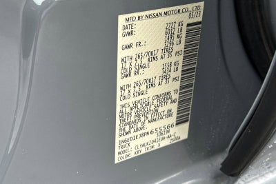 2023 Nissan Frontier PRO-X