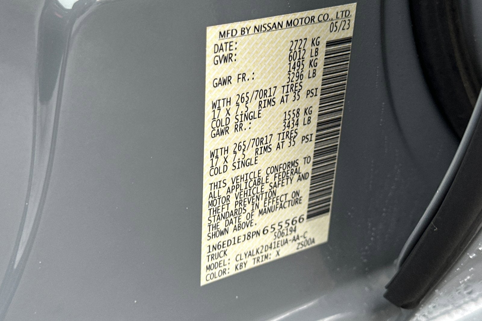 2023 Nissan Frontier PRO-X