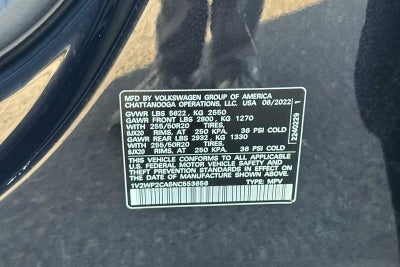 2022 Volkswagen Atlas 2.0T SE w/Technology