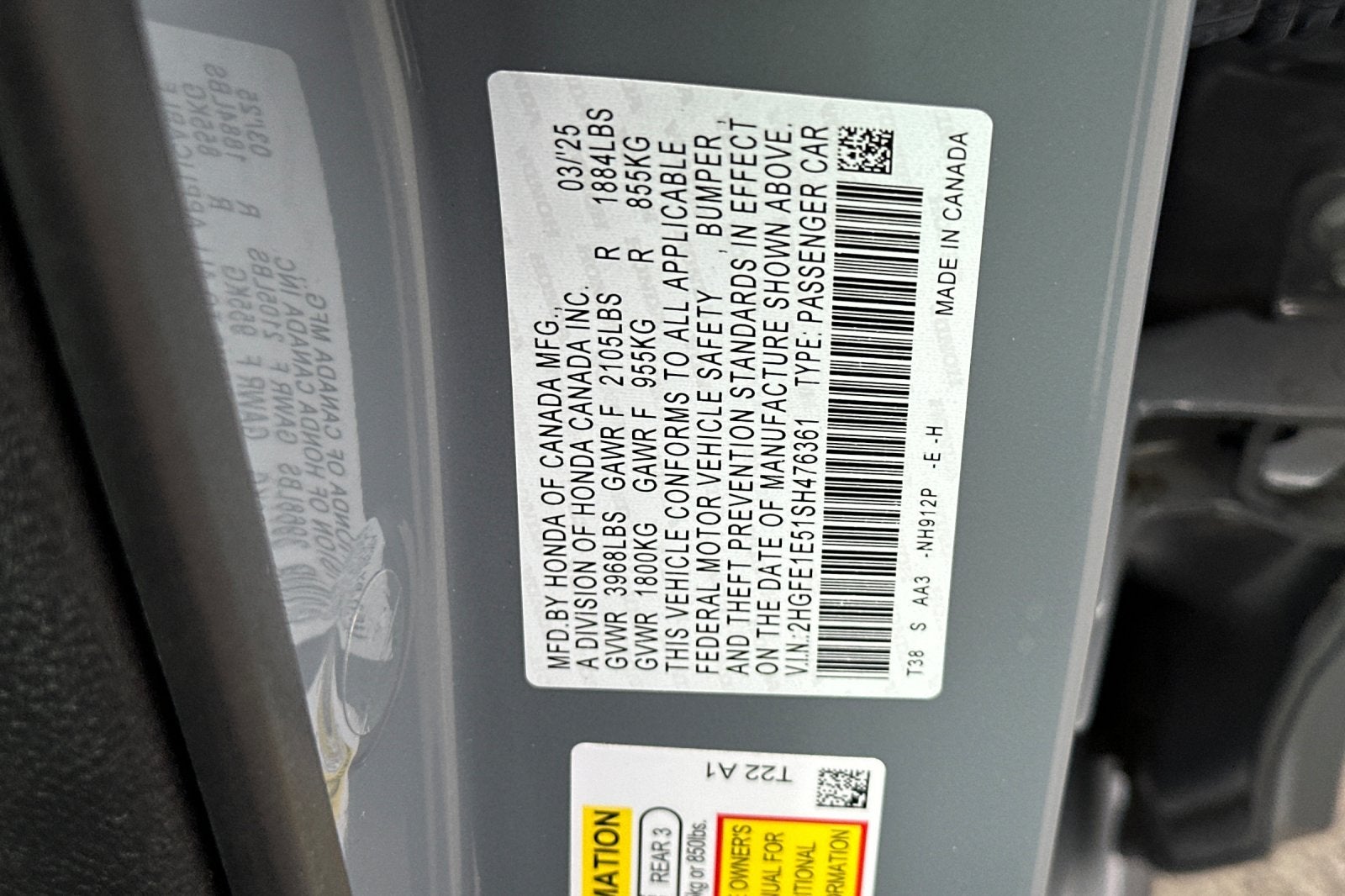 2025 Honda Civic Si 4D Sedan