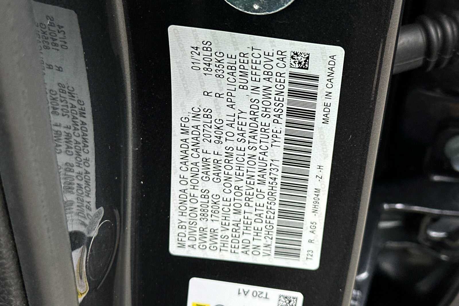 2024 Honda Civic Sedan Sport